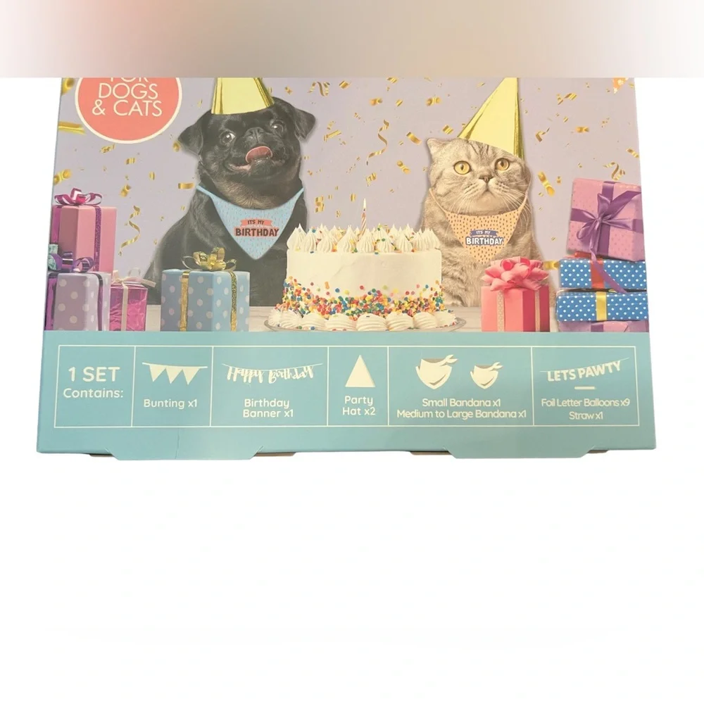 Pet Pawty Kit (NIB) (For Cats & Dogs) - Picture 5 of 5